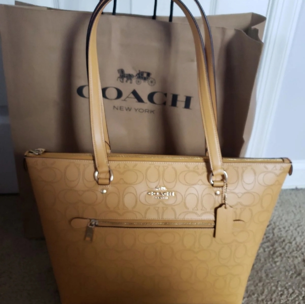 Coach Preforated Tote